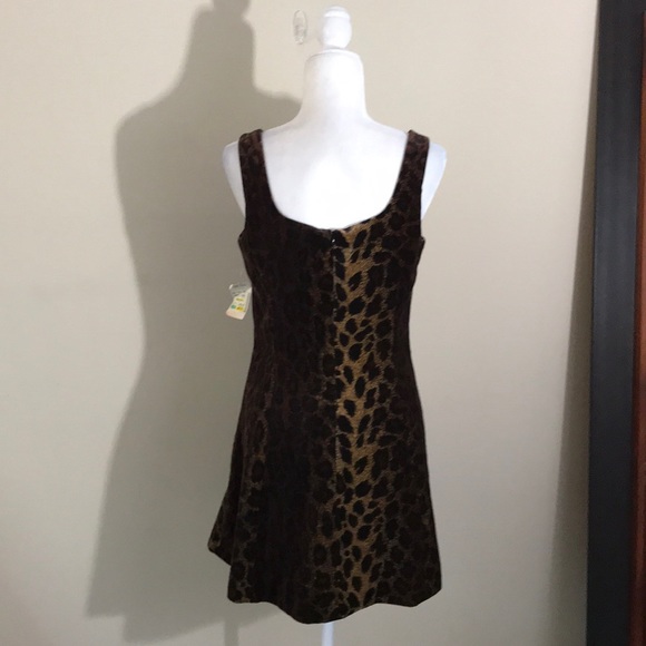 NWT Vintage Jeffery Halper Leopard Dress - Picture 4 of 7
